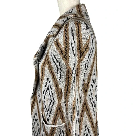 BY DESIGN Rocco Plaid Blazer Cardigan Women's Small - Picture 6 of 16